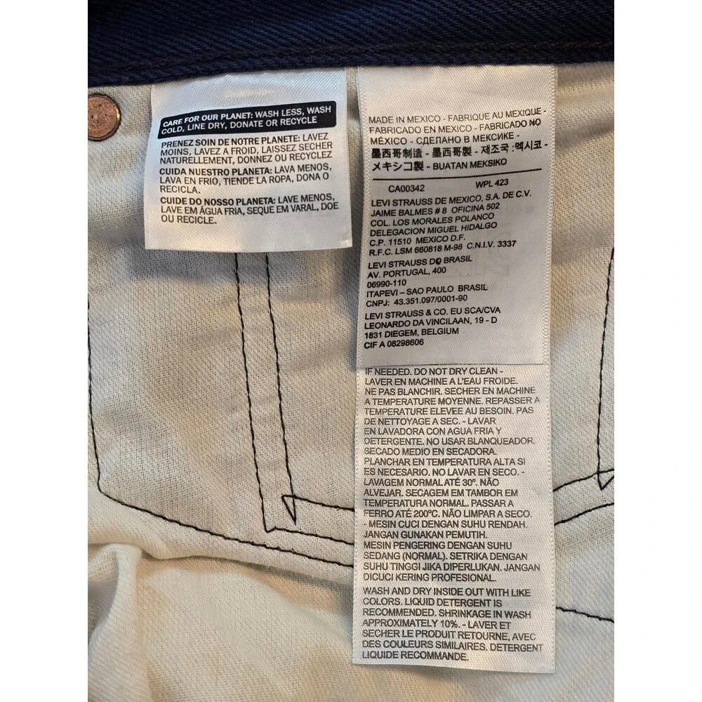 Levi's Strauss & Co 501 XX Blue Denim Jeans 38x30